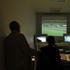Les commissaires surveillent la course